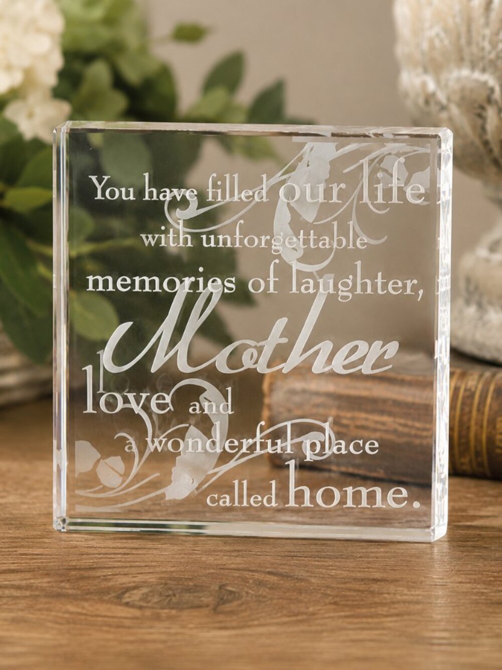 Seagull Studios Crystal Reflections 2006 Mother Lucite Paperweight